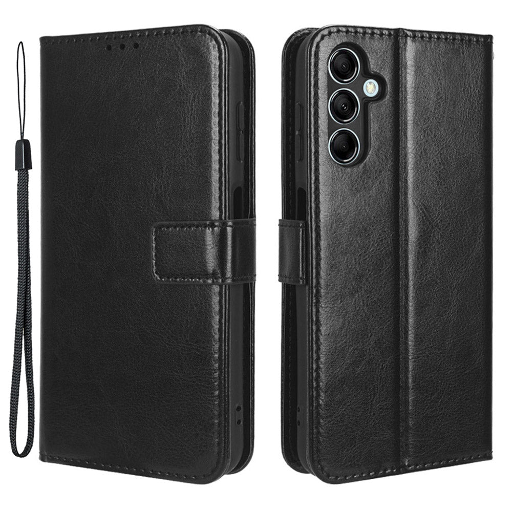 Wallet Phone Case for Samsung Galaxy M54 5G / F54 5G Crazy Horse Texture PU Leather Flip Stand Cover Wallet Phone Case for Samsung Galaxy M54 5G / F54 5G Crazy Horse Texture PU Leather Flip Stand Cover